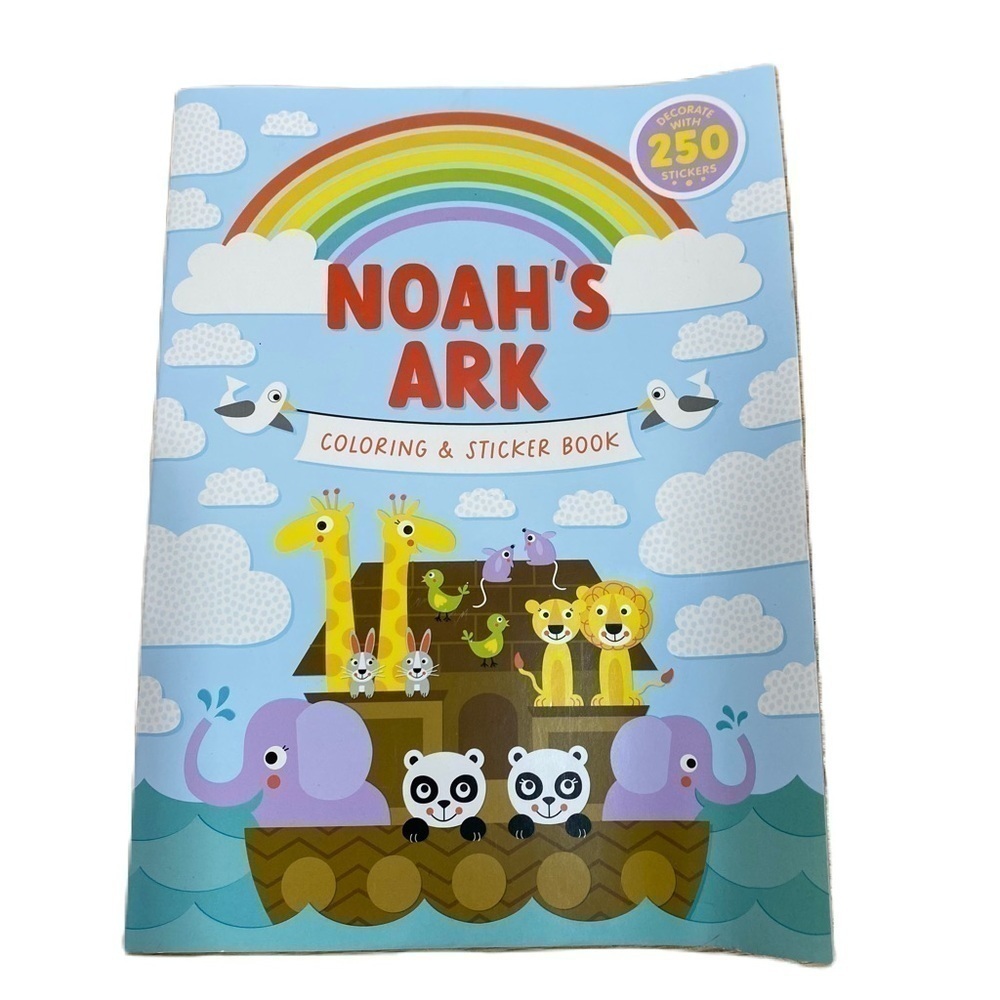 Noah’s Ark Sticker and Coloring Book NEW Religious